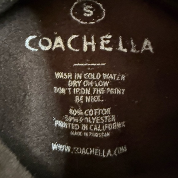 Coachella Valley Music & Arts Festival 2023 Hoodie Brown Graphic Pullover Size S - Picture 6 of 8